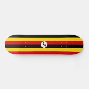 Uganda Flag Skateboard