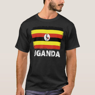 Uganda Flag Support Ugandan People Women Men T-Shirt