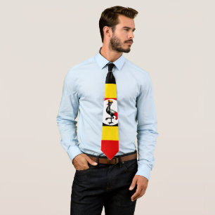 Uganda flag tie
