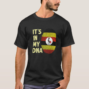 Uganda In My Dna Ugandan Flag Team Uganda T-Shirt