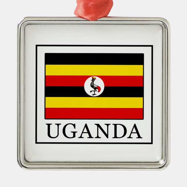 Uganda Metal Tree Decoration (Front)