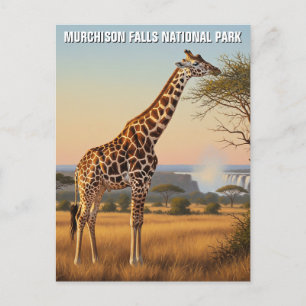 Uganda Murchison Falls National Park Travel Postcard