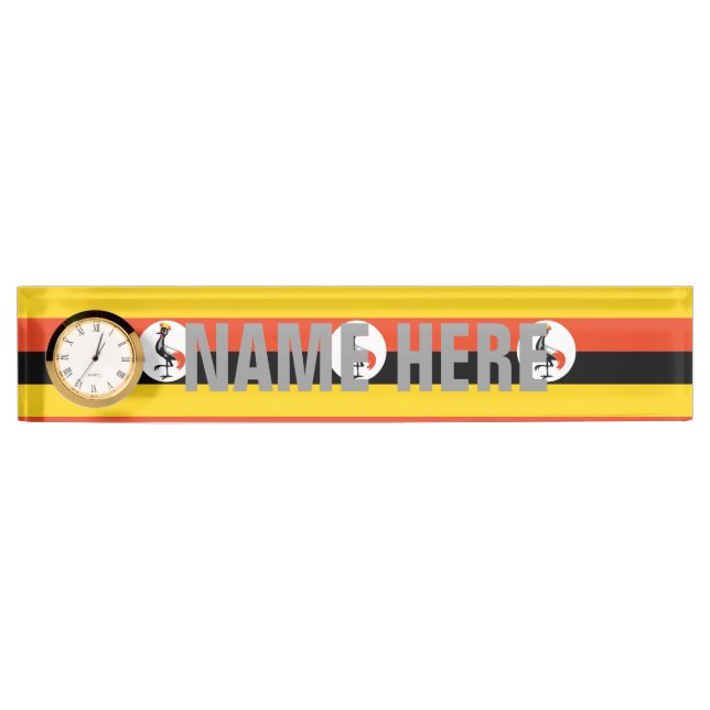 Uganda Nameplate (Front)