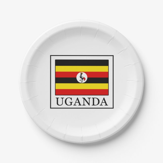Uganda Paper Plate (Front)