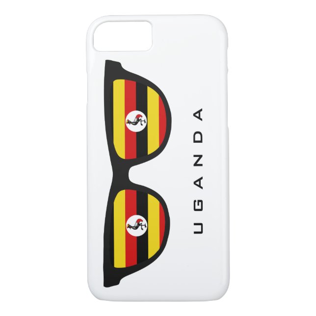 Uganda Shades custom text & colour cases (Back)