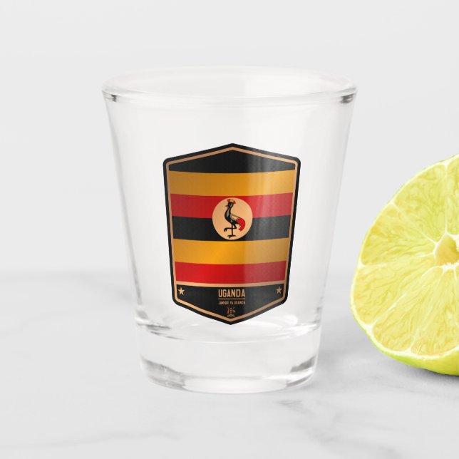 Uganda Shot Glass (Front)