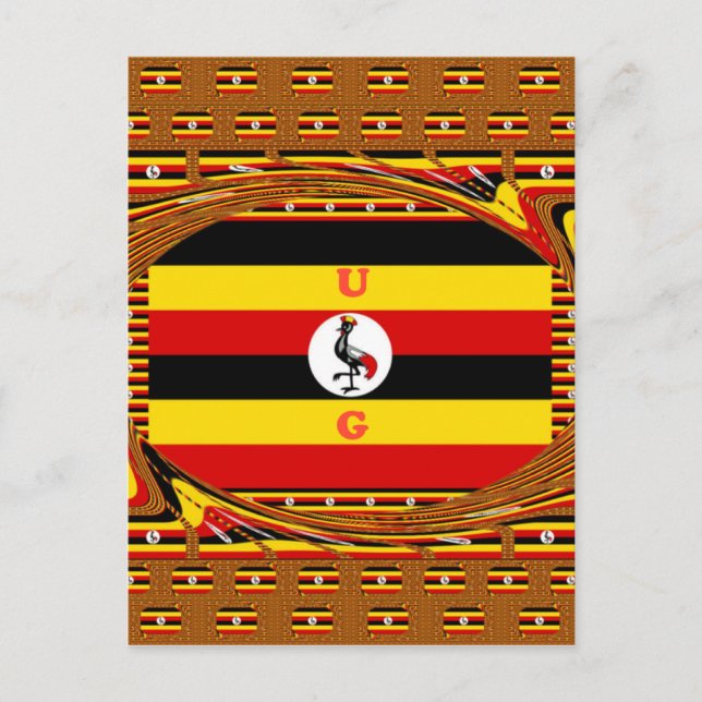 Uganda the Pearl of Africa Art Print Postcard (Front)