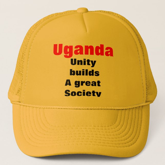 Uganda unity trucker hat (Front)