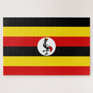 Ugandan Flag Jigsaw Puzzle
