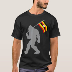 Ugandan Flag On Uganda Flag T-Shirt