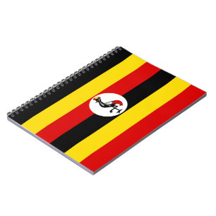 Ugandan Flag (Uganda) Notebook