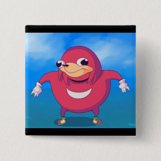 Ugandan Knuckles Meme 15 Cm Square Badge