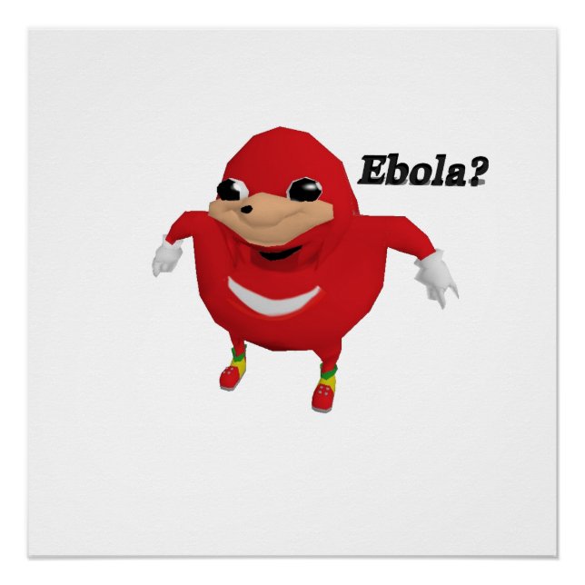 Ugandan Knuckles Warrior Poster (Front)