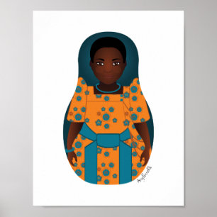 Ugandan Matryoshka Poster