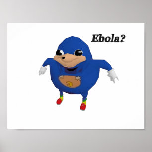 Ugandan Sanic Warrior Poster