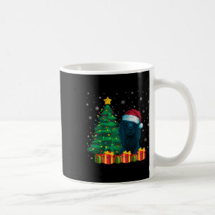 Ugly Afador Santa Hat Christmas Lights Dog Lover X Coffee Mug