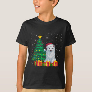 Ugly American Eskimo Santa Hat Christmas Lights Do T-Shirt