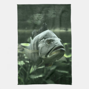 Ugly Aquarium Fish Tea Towel