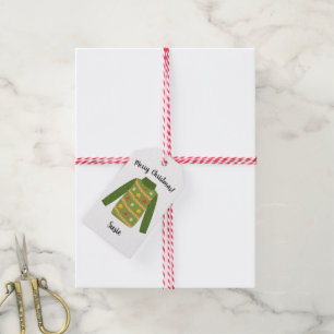 Ugly But Cute Christmas Sweaters Personalised #5 Gift Tags