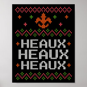 Ugly Cajun Christmas Xmas New Orleans Southern Lou Poster