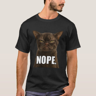 Ugly Cat Meme Grumpy Face Mood Disgusted Swea T-Shirt