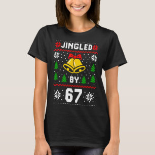 Ugly Christmas 67 Meme Design Funny Six Seven Hand T-Shirt