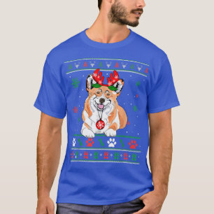 Ugly Christmas Corgi Reindeer Ornaments Dog Lovers T-Shirt