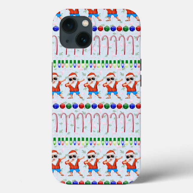 Ugly Christmas Dabbing Santa Case-Mate iPhone Case (Back)
