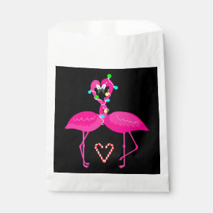 ugly christmas flamingo candy cane favour bags