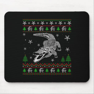 Ugly Christmas for Alligator Lovers Fun Ugly Mouse Mat
