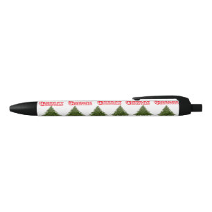 Ugly Christmas: Fun At Christmas Time Pattern, Blue Ink Pen