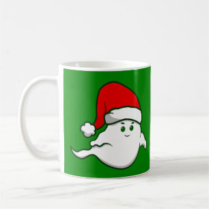 ugly christmas ghost spooky creepy green coffee mug