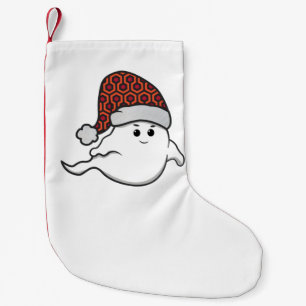 ugly christmas ghost spooky hotel carpet small christmas stocking