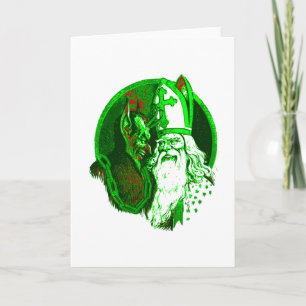 ugly christmas krampus st nicholas santa invitation