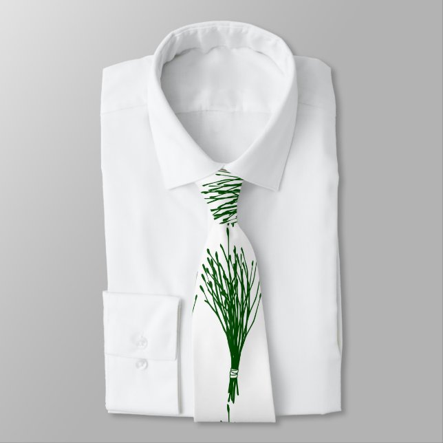 ugly christmas krampus willow rod tie (Tied)