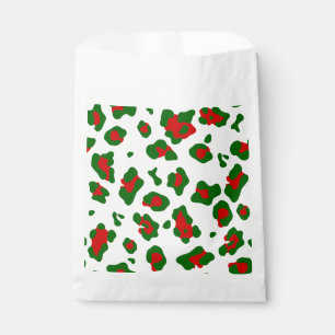 ugly christmas leopard animal print  favour bags