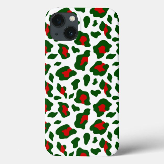 ugly christmas leopard print Case-Mate iPhone case (Back)