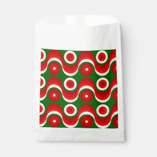 ugly christmas mod groovy green  favour bags