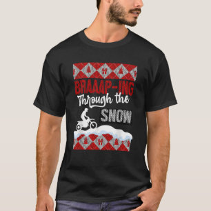 Ugly Christmas Motocross Motorcycle Enduro Dirt Bi T-Shirt