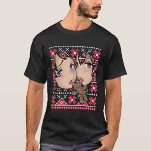 Ugly Christmas Otaku Ahegao Ecchi Etchi Lewd Henta T-Shirt