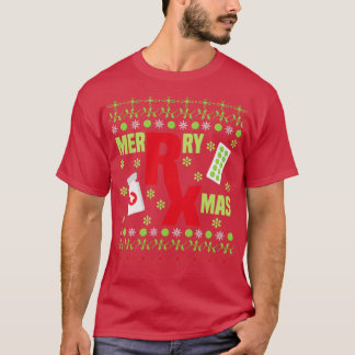 Ugly Christmas Pharmacist 2 T-Shirt