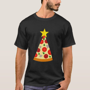 ugly christmas pizza tree funny italian xmas peppe T-Shirt