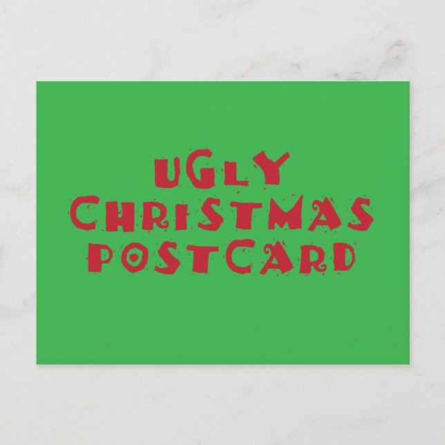 Ugly Christmas Postcard (Front)