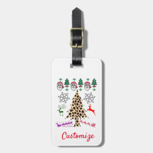 Ugly Christmas Random Mishmash Thunder_Cove Luggage Tag