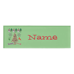 Ugly Christmas Random Mishmash Thunder_Cove Name Tag