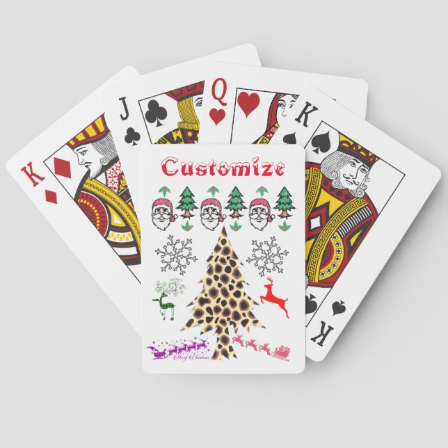 Ugly Christmas Random Mishmash Thunder_Cove Playing Cards (Back)