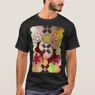 Ugly Christmas Reindeer Design T-Shirt