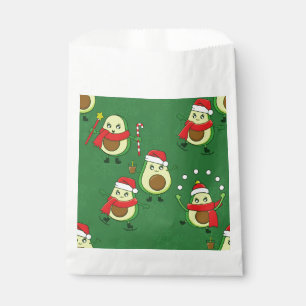 ugly christmas santa avocado winter favour bags