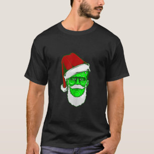Ugly Christmas Santa Claus Frankenstein Monster Go T-Shirt