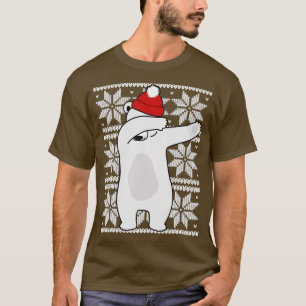 UGLY CHRISTMAS SHIRT Dabbing Polar Bear Dab